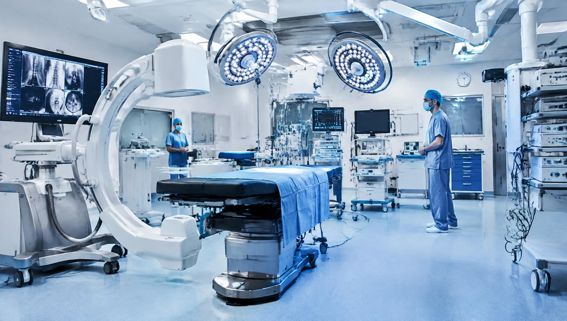 Quirófano moderno de traumatología y ortopedia